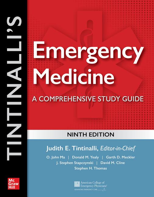 Book cover for Tintinalli's Emergency Medicine: A Comprehensive Study Guide, 9th Edition