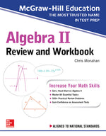 Book cover for McGraw-Hill Education Algebra II Review and Workbook