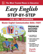 Book cover for Easy English Step-By-Step for ESL Learners, Second Edition