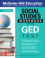 Book cover for McGraw-Hill Education Social Studies Workbook for the GED Test, Third Edition