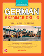 Book cover for German Grammar Drills, Premium Fourth Edition