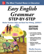 Book cover for Easy English Grammar Step-By-Step, Second Edition