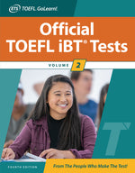 Book cover for Official TOEFL IBT Tests Volume 2, Fourth Edition