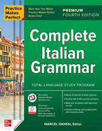 Book cover for Practice Makes Perfect: Complete Italian Grammar, Premium Fourth Edition