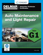 Book cover for ASE Technician Test Preparation Automotive Maintenance and Light Repair (G1)