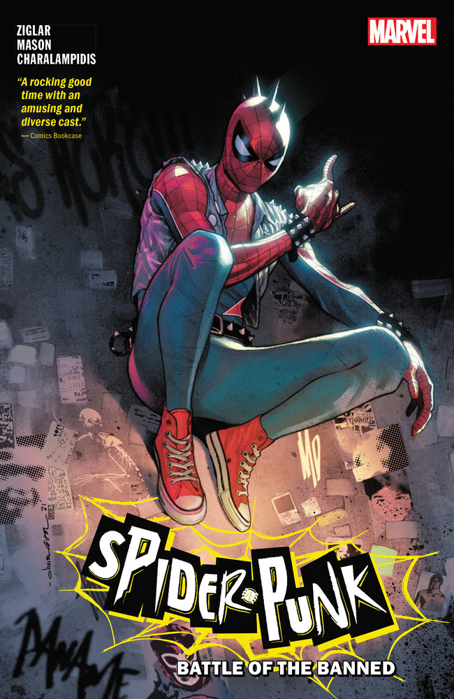 Book cover for Spider-Punk: Battle of the Banned