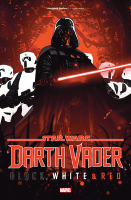 Book cover for Star Wars: Darth Vader - Black, White & Red Treasury Edition