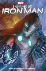 Book cover for Infamous Iron Man by Bendis & Maleev