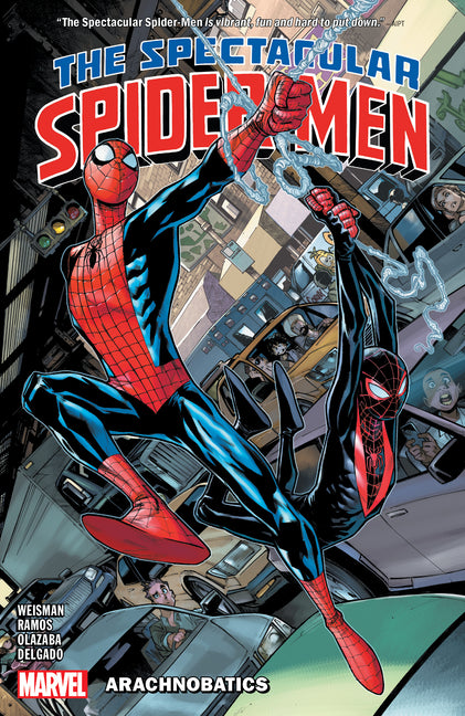 Book cover for Spectacular Spider-Men Vol. 1: Arachnobatics
