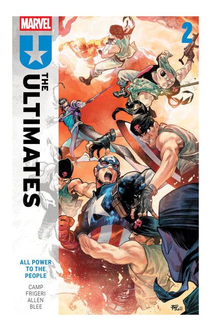 Book cover for Ultimates by Deniz Camp Vol. 2: All Power to the People