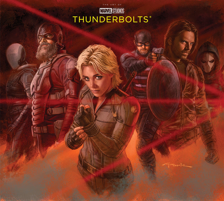 Book cover for Marvel Studios' Thunderbolts: The Art of the Movie Slipcase