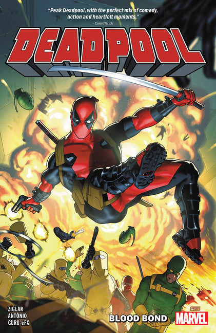 Book cover for Deadpool by Cody Ziglar Vol. 1: Blood Bond