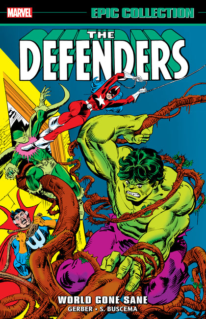 Book cover for Defenders Epic Collection: World Gone Sane