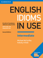Book cover for English Idioms in Use Intermediate Book with Answers: Vocabulary Reference and Practice (Revised)