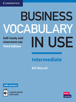 Book cover for Business Vocabulary in Use: Intermediate Book with Answers and Enhanced eBook: Self-Study and Classroom Use