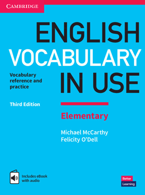 Book cover for English Vocabulary in Use Elementary Book with Answers and Enhanced eBook: Vocabulary Reference and Practice (Revised)