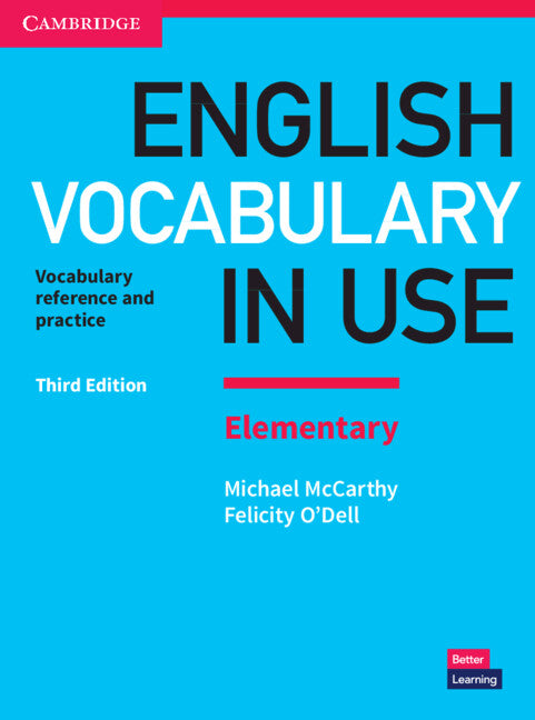 Book cover for English Vocabulary in Use Elementary Book with Answers: Vocabulary Reference and Practice (Revised)