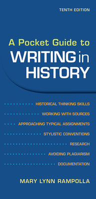 Book cover for A Pocket Guide to Writing in History