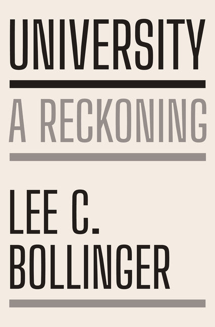 Book cover for University: A Reckoning