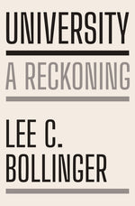 Book cover for University: A Reckoning