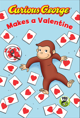 Book cover for Curious George Makes a Valentine (Cgtv Reader)