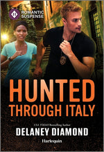 Book cover for Hunted Through Italy: A Thrilling International Bodyguard Romance (Original)