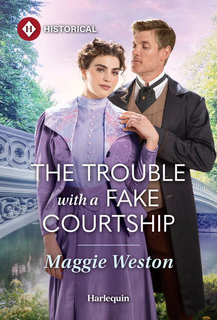 Book cover for Trouble with a Fake Courtship (Original)