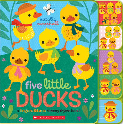 Book cover for Five Little Ducks: A Fingers & Toes Nursery Rhyme Book