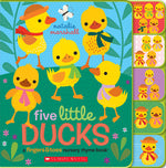 Book cover for Five Little Ducks: A Fingers & Toes Nursery Rhyme Book