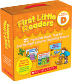 Book cover for First Little Readers: Guided Reading Level D (Parent Pack): 25 Irresistible Books That Are Just the Right Level for Beginning Readers