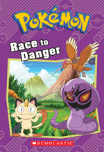 Book cover for Race to Danger (Pokémon: Chapter Book)