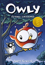 Book cover for Flying Lessons: A Graphic Novel (Owly #3): Volume 3