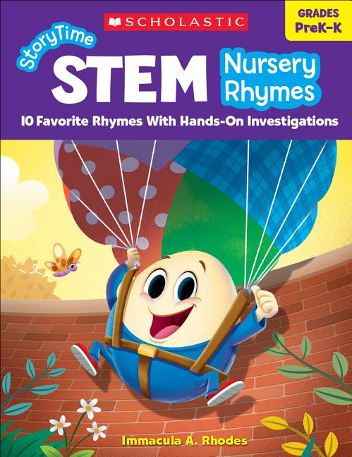 Book cover for Storytime Stem: Nursery Rhymes: 10 Favorite Rhymes with Hands-On Investigations