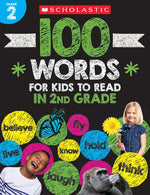 Book cover for 100 Words for Kids to Read in Second Grade