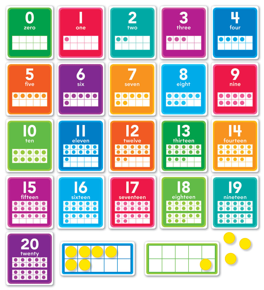 Book cover for 0-20 Numbers Set Bulletin Board