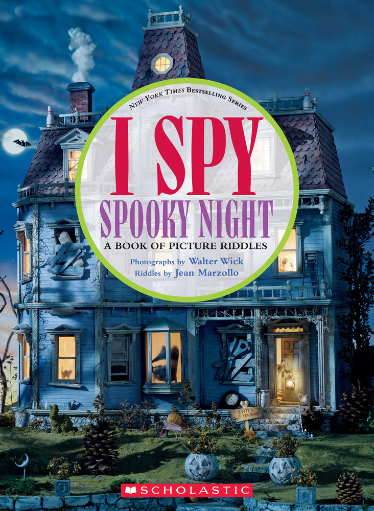 Book cover for I Spy Spooky Night: A Book of Picture Riddles