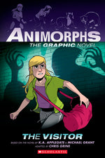 Book cover for The Visitor: A Graphic Novel (Animorphs #2)