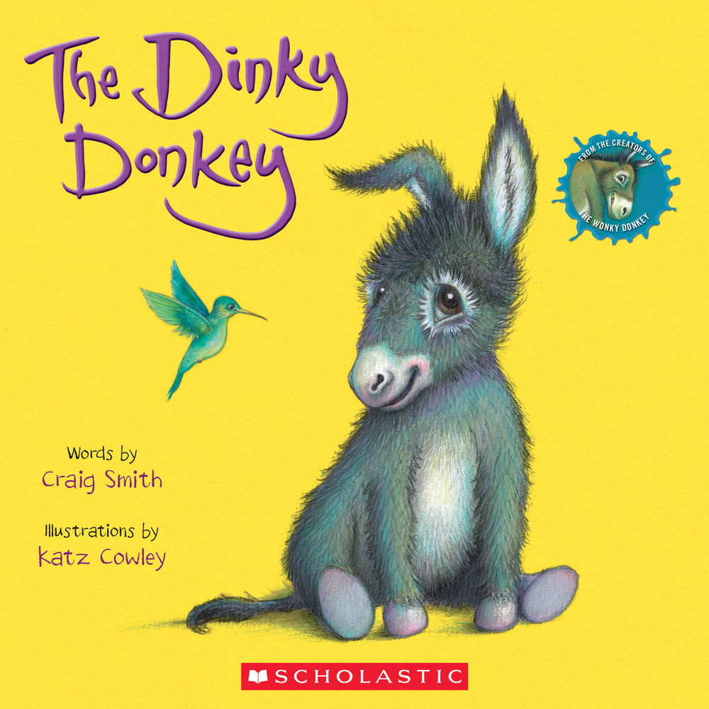Book cover for The Dinky Donkey (a Wonky Donkey Book)
