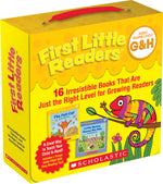 Book cover for First Little Readers: Guided Reading Levels G & H (Parent Pack): 16 Irresistible Books That Are Just the Right Level for Growing Readers