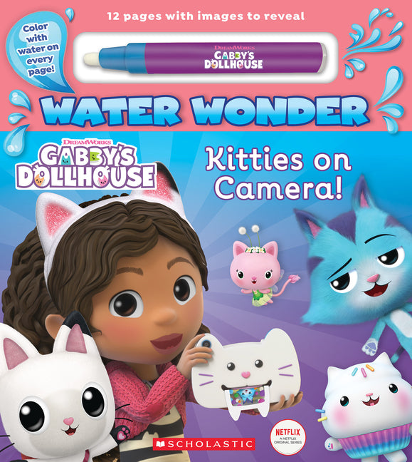 Book cover for Gabby's Dollhouse Water Wonder (a Gabby's Dollhouse Water Wonder Storybook)