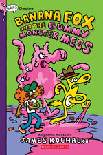 Book cover for Banana Fox and the Gummy Monster Mess: A Graphix Chapters Book (Banana Fox #3)