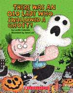 Book cover for There Was an Old Lady Who Swallowed a Ghost! (Board Book)