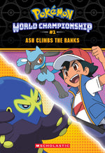 Book cover for Ash Climbs the Ranks (Pokémon: World Championship Trilogy #1)