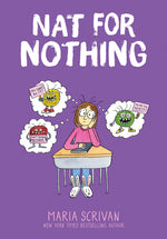 Book cover for Nat for Nothing: A Graphic Novel (Nat Enough #4)