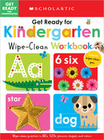 Book cover for Get Ready for Kindergarten Wipe-Clean Workbook: Scholastic Early Learners (Wipe Clean)
