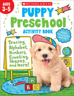 Book cover for Puppy Preschool Activity Book