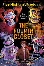 Book cover for The Fourth Closet: Five Nights at Freddy's (Five Nights at Freddy's Graphic Novel #3)