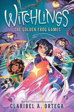 Book cover for The Golden Frog Games (Witchlings 2)