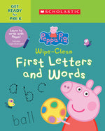 Book cover for Peppa Pig: Wipe-Clean First Letters and Words
