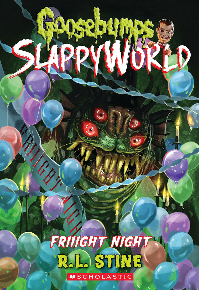 Book cover for Friiight Night (Goosebumps Slappyworld #19)